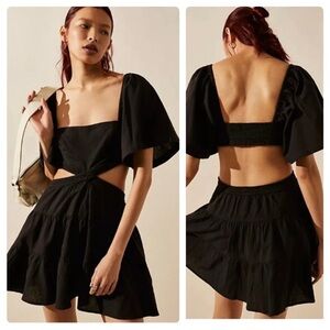 Free People Cross of Sunlight Mini Dress